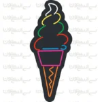 تابلو نئون بستنی