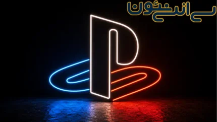 تابلو نئون طرح آیکون پلی استیشن