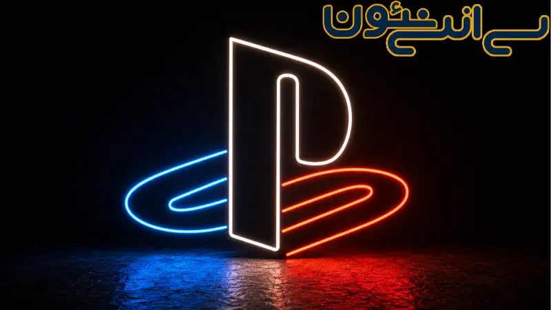 تابلو نئون طرح آیکون پلی استیشن