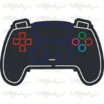 تابلو نئون طرح دسته پلی استیشن شماره 2