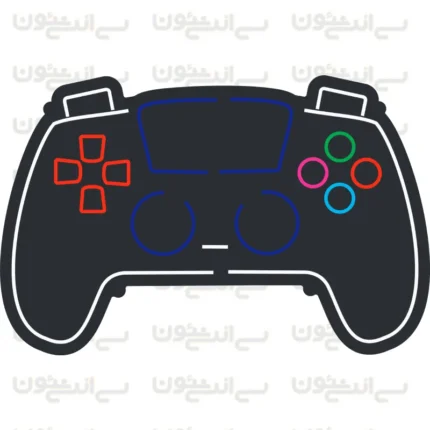 تابلو نئون طرح دسته پلی استیشن شماره 2