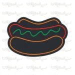 تابلو نئون طرح هات داگ