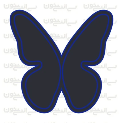 تابلو نئون طرح پروانه شماره 2