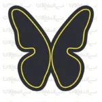 تابلو نئون طرح پروانه شماره 3