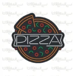 تابلو نئون پیتزا طرح شماره 1