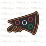 تابلو نئون پیتزا طرح شماره 2