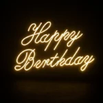 تابلو نئون طرح تولدت مبارک شماره 1