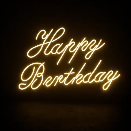 تابلو نئون طرح تولدت مبارک شماره 1