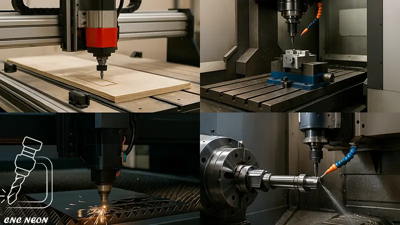 آشنایی کامل با انواع دستگاه‌های CNC و کاربرد آن‌ها در صنایع مختلف (2025)