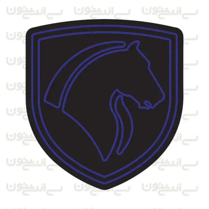 تابلو نئون طرح لوگو ایران خودرو
