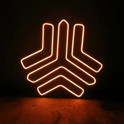 خیرد تابلو نئون طرح لوگو سایپا