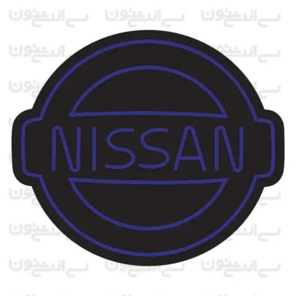 تابلو نئون طرح لوگو نیسان