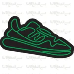 تابلو نئون طرح کتونی