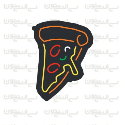 تابلو نئون پیتزا طرح شماره 3