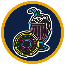 نئون آبمیوه و بستنی