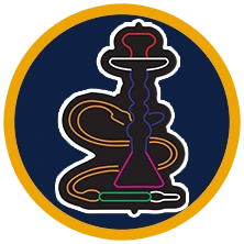 نئون قلیون و سیگار