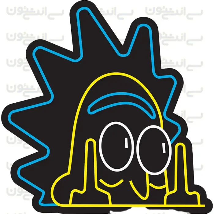 تابلو نئون طرح انیمیشنی