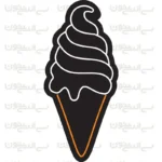 تابلو نئون طرح بستنی شماره 3