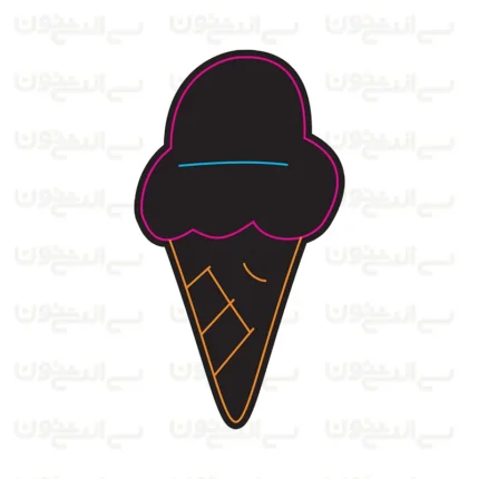 تابلو نئون طرح بستنی شماره 5