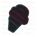 تابلو نئون طرح بستنی شماره 7