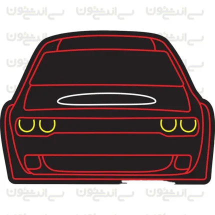 تابلو نئون طرح خودرو اسپرت