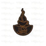 تابلو نئون با طرح فنجان قهوه