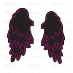 تابلو نئون طرح دو بال عقاب