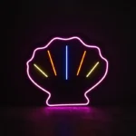 تابلو نئون طرح صدف کارتونی