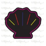 تابلو نئون طرح صدف کارتونی