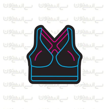 تابلو نئون طرح لباس زیر زنانه