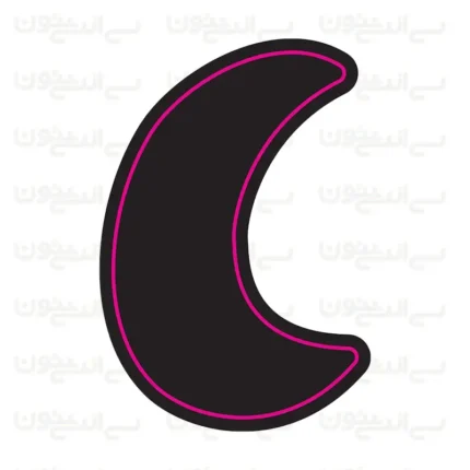 تابلو نئون طرح ماه