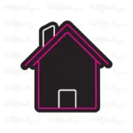 تابلو نئون خانه صورتی