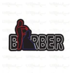 تابلو نئون طرح BARBER