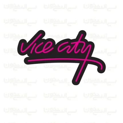 تابلو نئون طرح Vice City