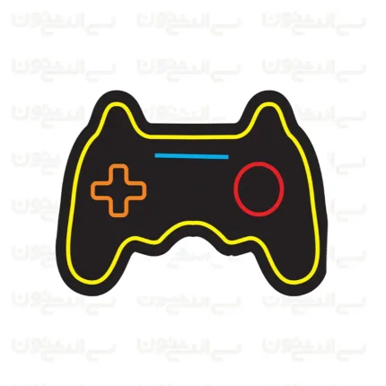 تابلو نئون طرح دسته بازی