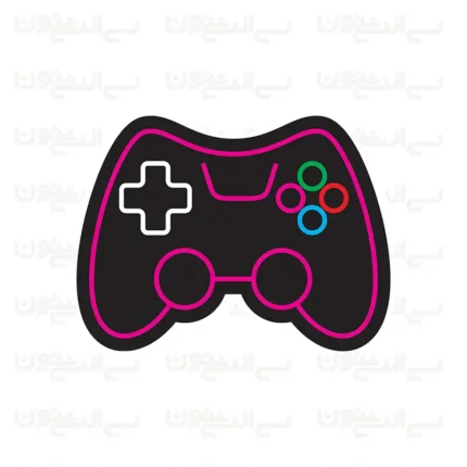 تابلو نئون طرح دسته بازی شماره 2