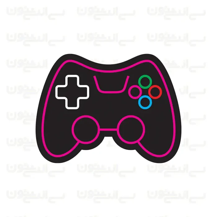 تابلو نئون طرح دسته بازی شماره 2