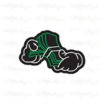 تابلو نئون طرح دسته پول