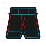 تابلو نئون طرح شلوارک