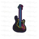تابلو نئون طرح گیتار الکتریکی