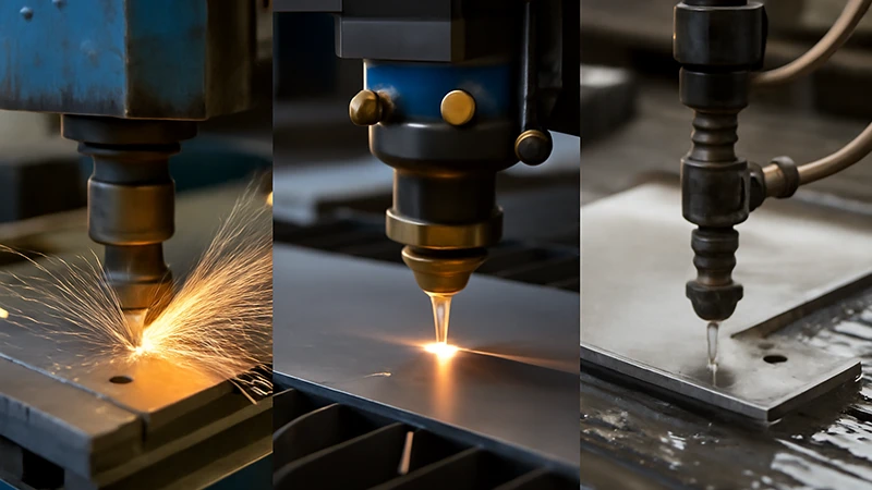 مقایسه برش CNC با برش لیزر و واترجت 