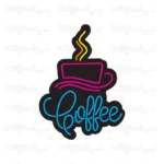 تابلو نئون طرح Coffee
