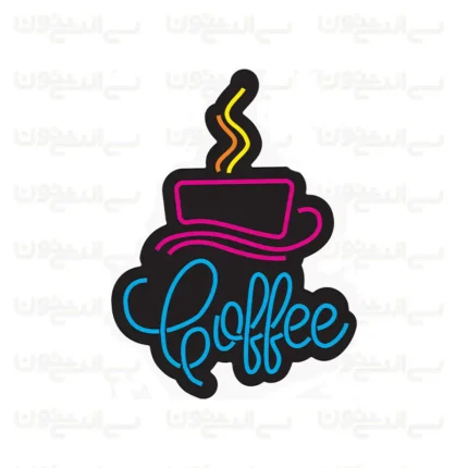 تابلو نئون طرح Coffee