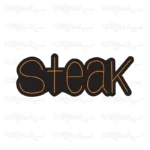 تابلو نئون طرح Steak