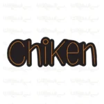 تابلو نئون طرح chiken