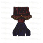 تابلو نئون طرح پیتزا و گیمینگ