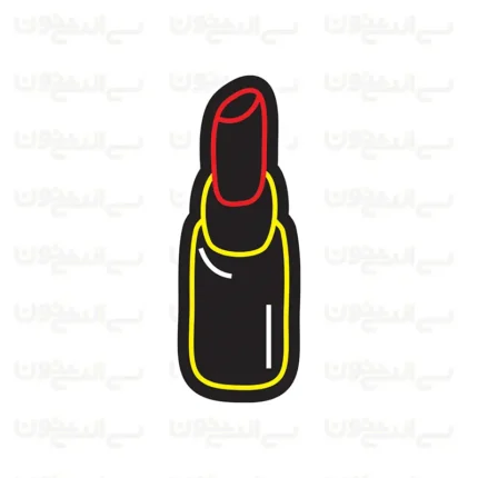 تابلو نئون طرح رژ لب