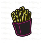 تابلو نئون طرح سیب زمینی شماره 4