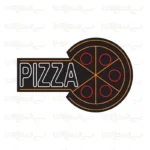 تابلو نئون پیتزا طرح شماره 4