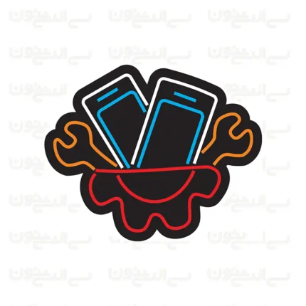 تابلو نئون طرح تعمیرات تخصصی موبایل